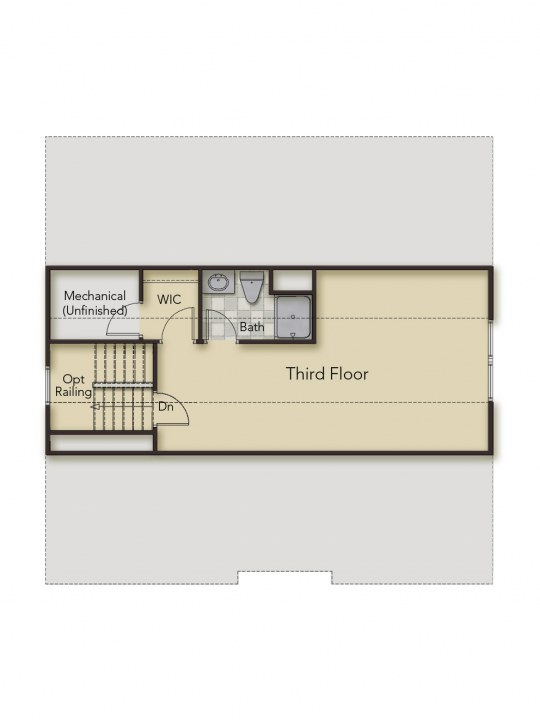 Glenwood Floor Plan at River Mill HHHunt Homes